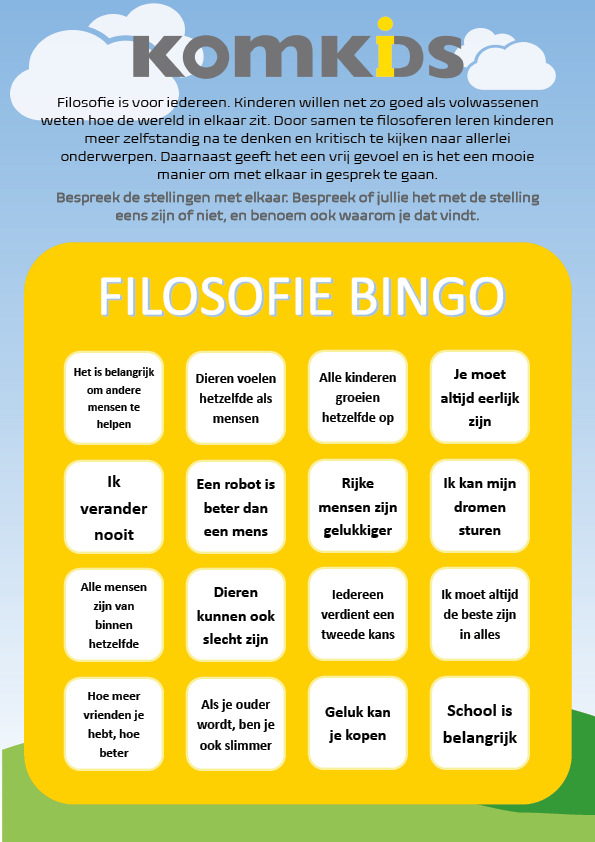 2020 filosofiebingo