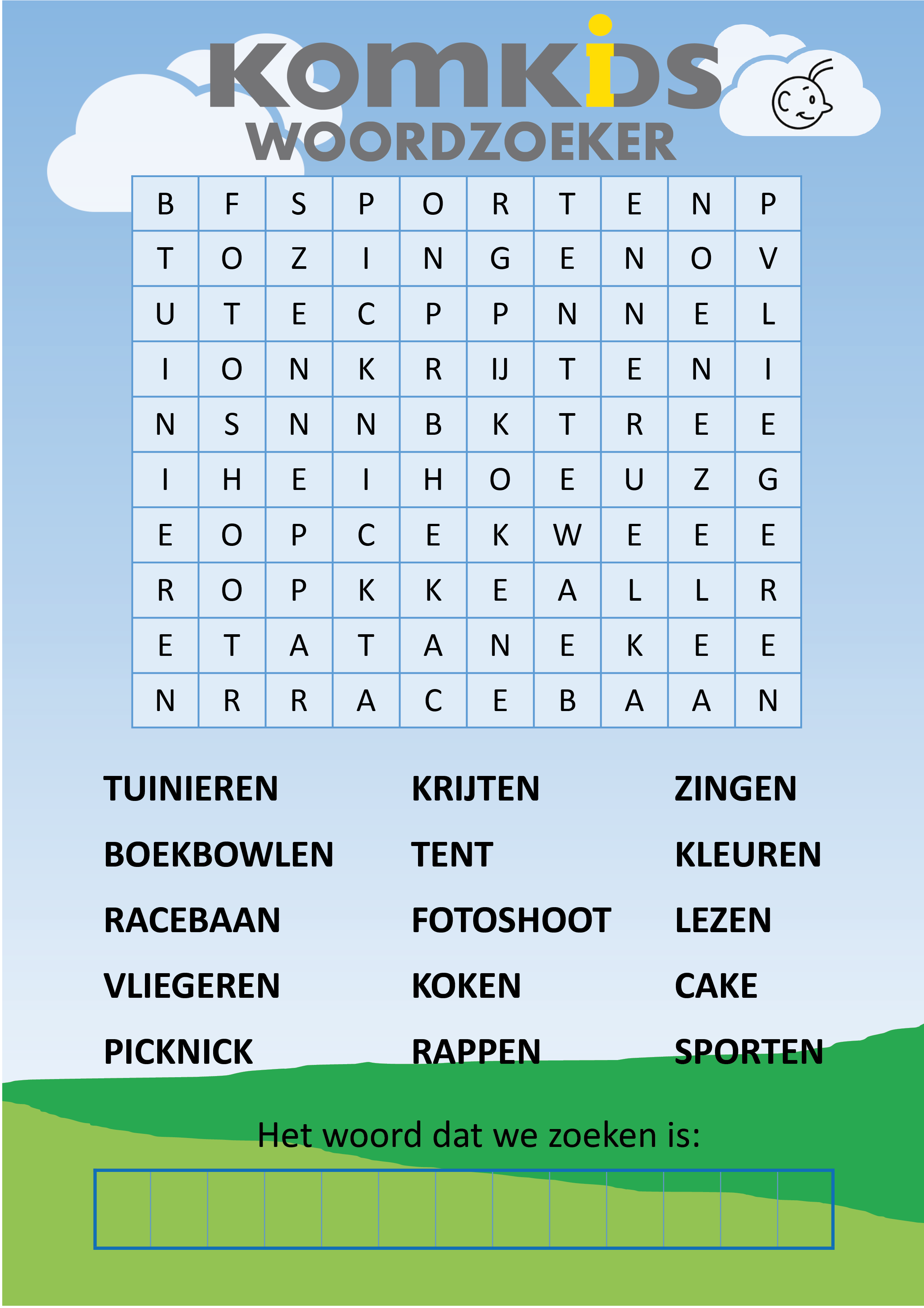 2020 komkids woordzoeker