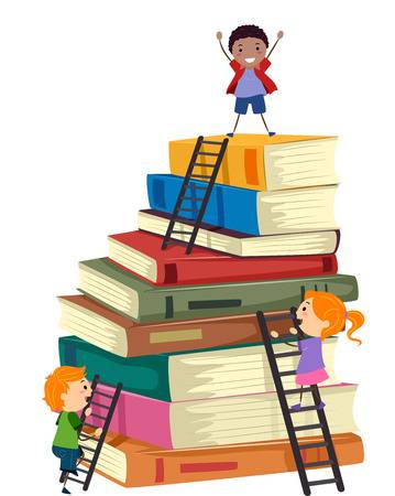 201901 kind stapel boeken